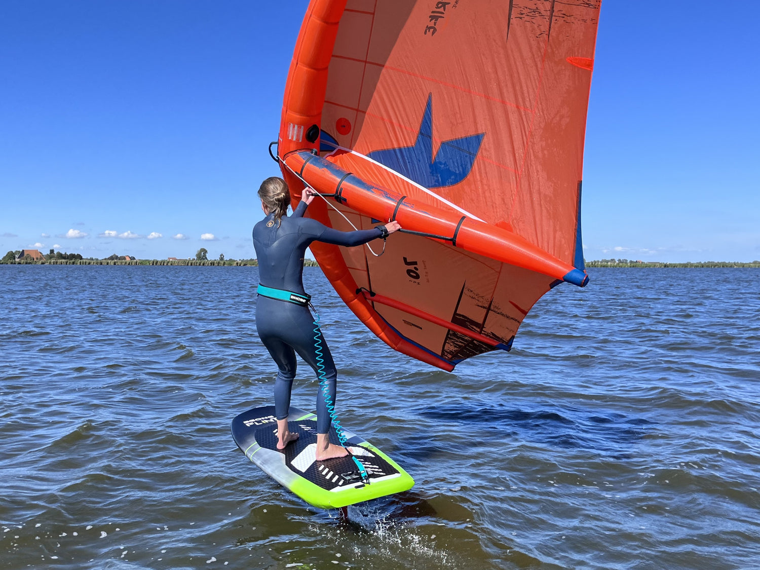 Wingfoilen leren op het ketelmeer